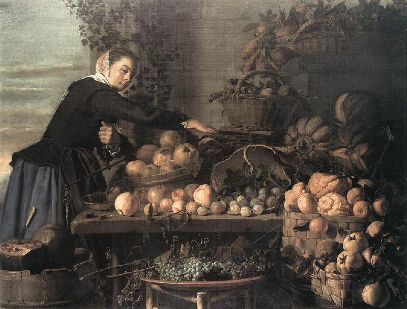 HEUSSEN, Claes van Fruit and Vegetable Seller Germany oil painting art